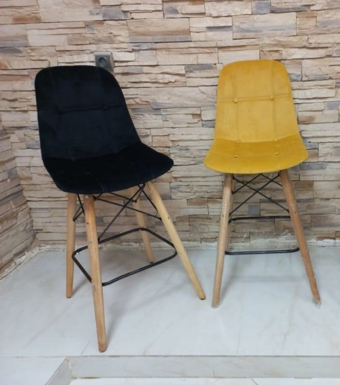 اپن پارچه ای پایه بلند چوبی