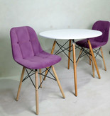 میز و صندلی ناهارخوری کافه رستورانی ۲نفره پارچه ای آریا لمسه