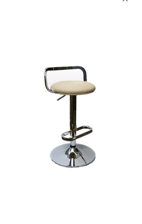 صندلی اپن کانتر پیشخوان مدل زیمر کروم بدون پشتی