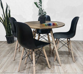 میز و صندلی غذاخوری ناهارخوری فایبرگلاس نشکن شرکتی کافه رستوران ۴ نفره