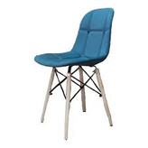 صندلی غذاخوری ناهارخوری پایه چوبی پارچه لمسه