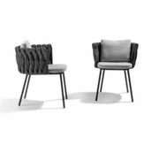 صندلی نهارخوری مدل کف دوبل پارچه ای کروم