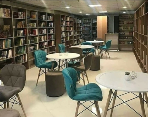 میز و صندلی غذاخوری ناهارخوری پارچه ای کافه رستورانی لمسه آریا زین اسبی ۲ نفره