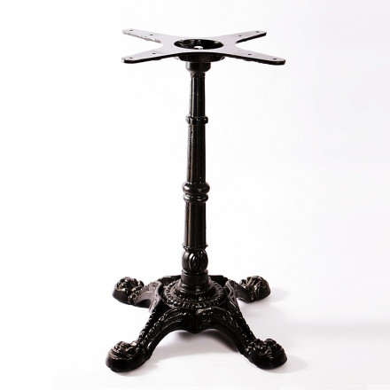 میز ناهارخوری پایه چدنی ۴نفره رستوران، کافی شاپ، فست فود، روف گارن، فضای باز، باغ و ویلا