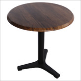 میز ناهارخوری پایه چدنی سه پر ۲نفره رستوران، کافی شاپ، فست فود، روف گاردن، فضای باز، باغ و ویلا