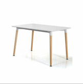 میز غذاخوری ناهارخوری مستطیلی پایه باتومی