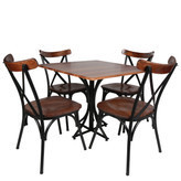 میز و صندلی ناهارخوری چهار نفره تونت مدل لهستانی