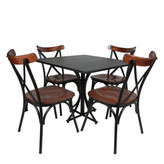 میز و صندلی غذاخوری چهار نفره تونت مدل لهستانی